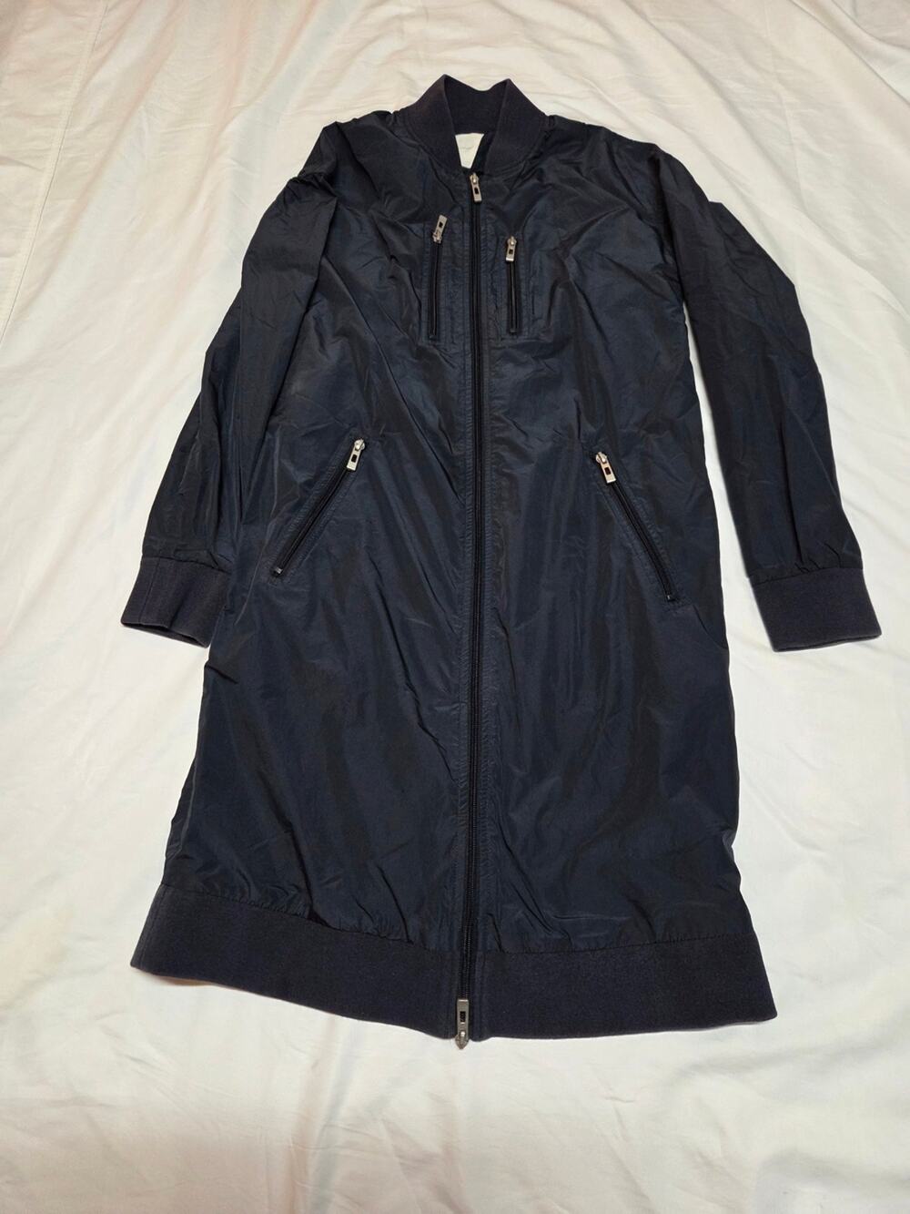 Avec Les Filles Black Bomber-Style Jacket